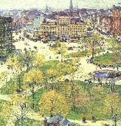 Childe Hassam Union Square in Spring Sweden oil painting artist